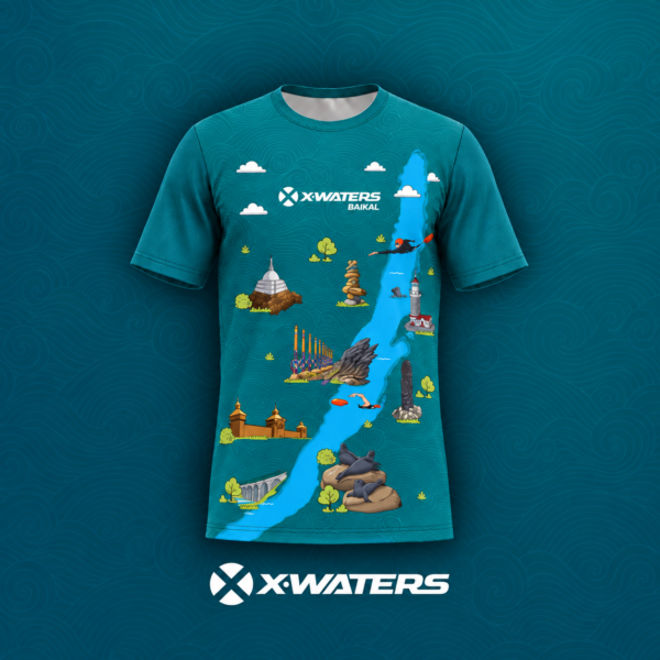 Футболка X-WATERS Байкал 2026 г. 